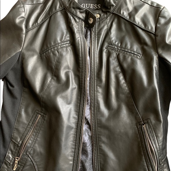 Guess faux-leather jacket - L - Picture 2 of 10